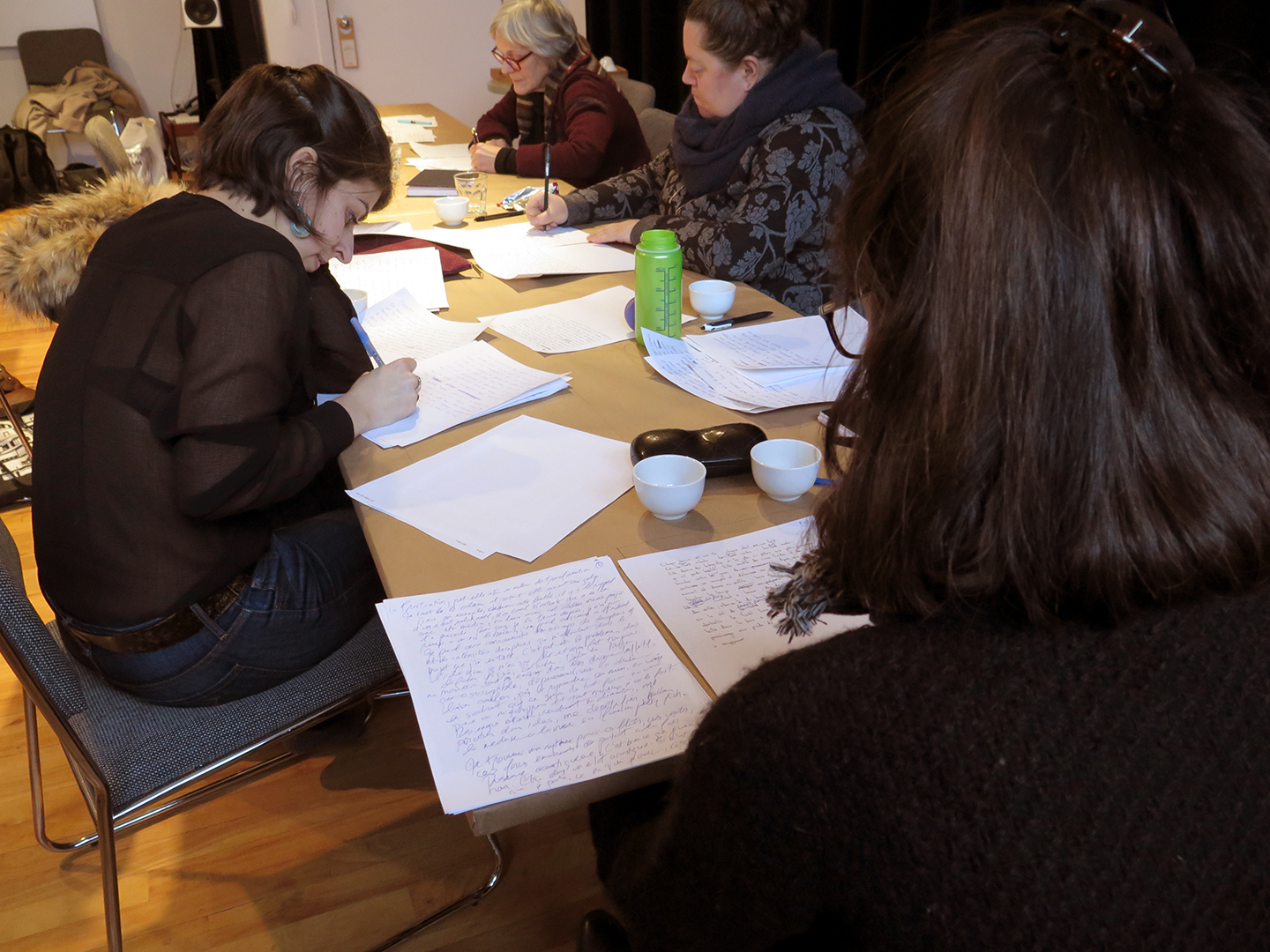 Speculative Gestures // Writing with Art - Workshop photos - Pictures by Marie-Douce St-Jacques